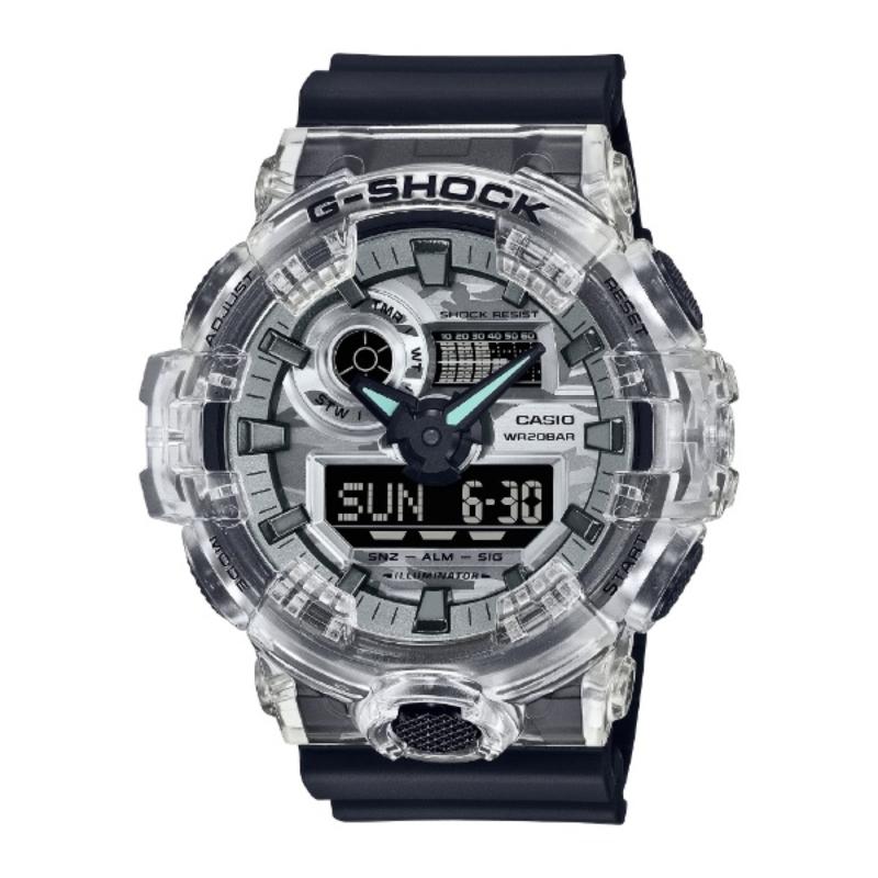 

КАСИО G-ШОК (G-Shock) камуфляжный скелетон серии GA-700SKC-1AJF