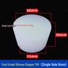 Hole-Punched Food Grade Silicone Stopper for Test Tubes, Bottles, and Water Pipes.