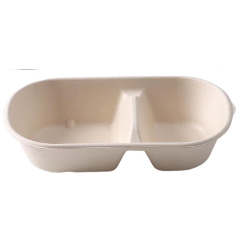 Chef's Choice Compostable Sugarcane Pulp Meal Containers with Lids
