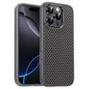IPAKY For iPhone 16 Pro Case Carbon Fiber Texture PC+TPU Shockproof Phone Back Cover