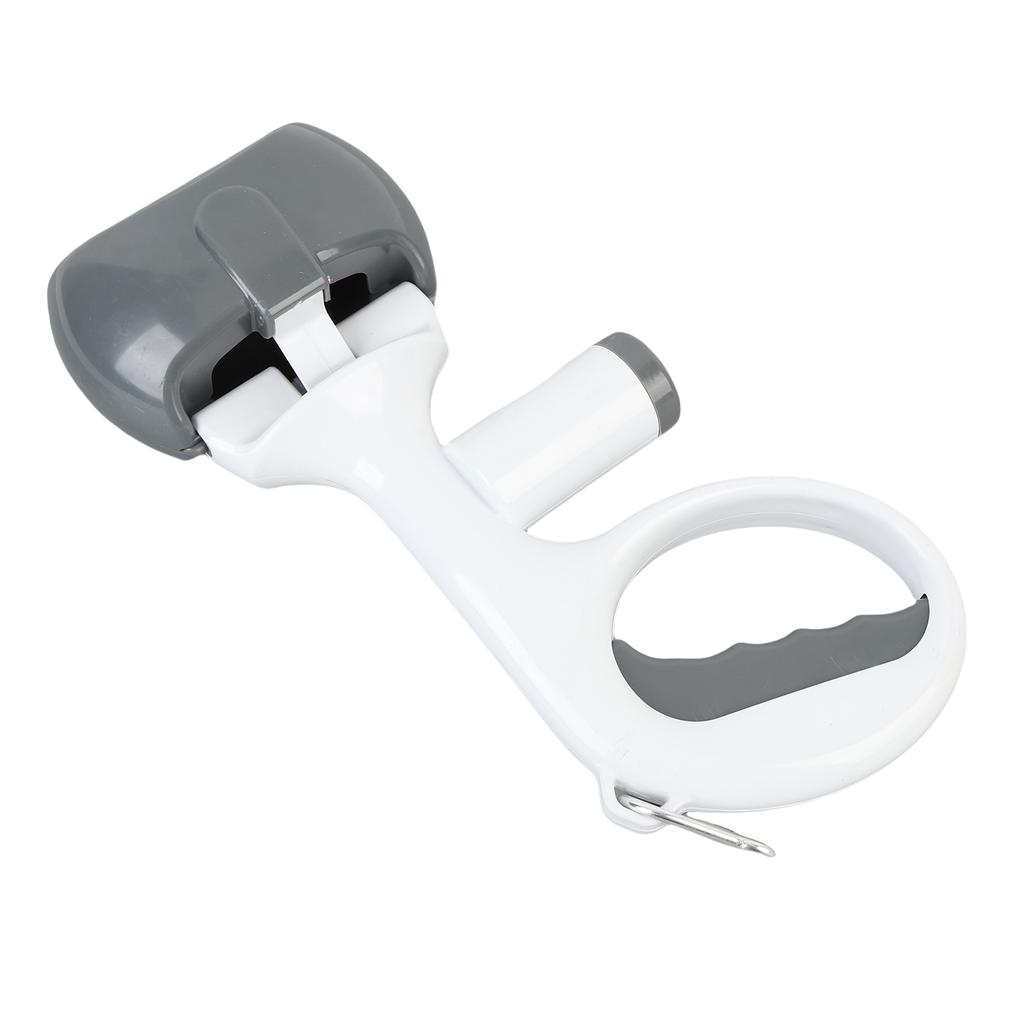 Portable Dog Waste Picker Pet Poop Grabber Cleaning Tool for Outdoor Walking Camping Picnic Grey