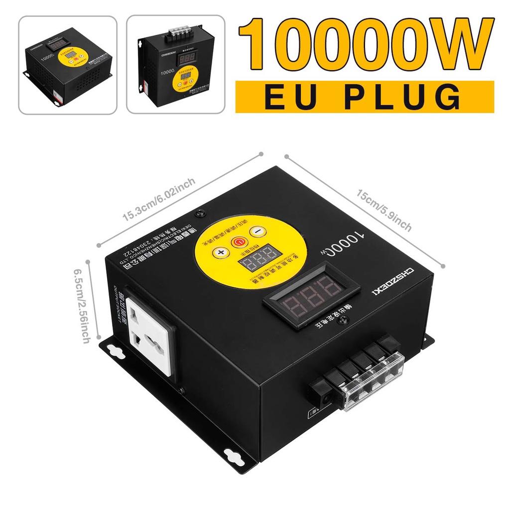 Regulador de Voltaje 2500W 220V AC Compacto Controlador de Velocidad Variable Controlador de Voltaje Portátil Atenuador Ajustable de Voltaje