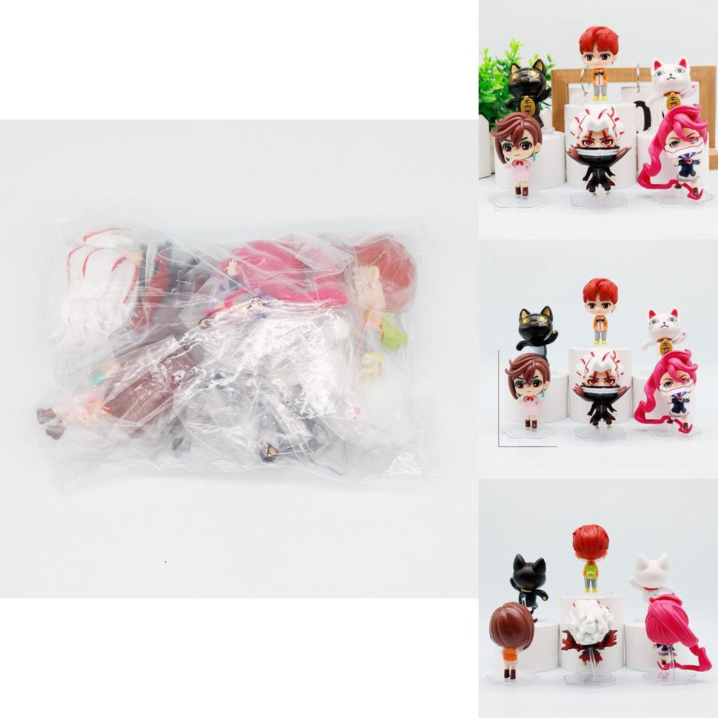 Dan Da Dan Fast Car Ornament Pvc Model With Fortune Cat For Gift And Collection