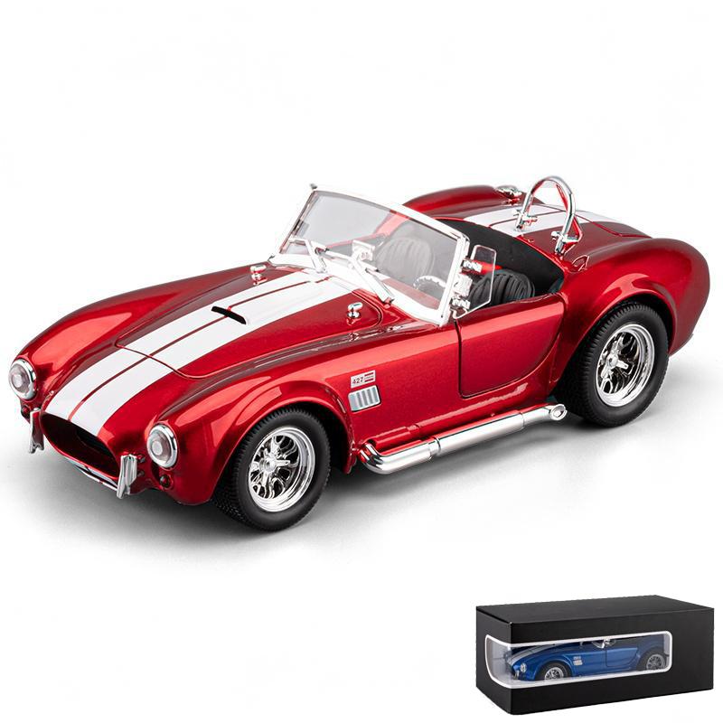 1:24 Ford Shelby Cobra 427 Roadster 1965 S/C Legierung Metall Druckguss Modellauto Sammlung & Hobby Dekoration Display Ornamente Geschenke