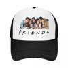 Custom Punk TV Show Friends Baseball Cap for Women Men Breathable Trucker Hat Outdoor Snapback Caps