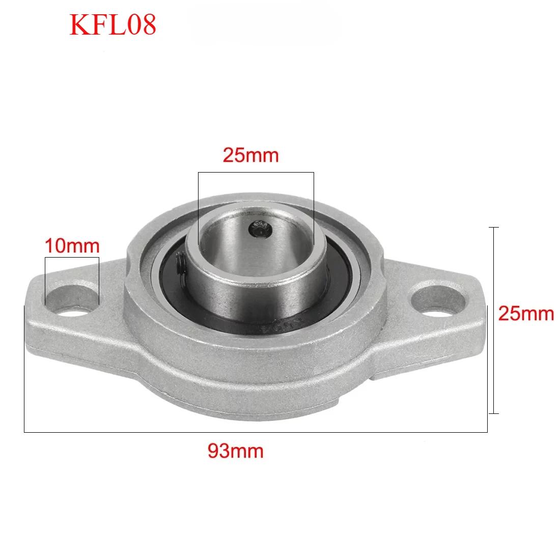 

ZEXEF 4/10 шт. KFL08 KFL000 KFL001 KFL004 KFL005 KFL08 8мм-25мм Подушковий блок Ромбічний підшипник Вставка лінійний підшипник Вал 4Pcs