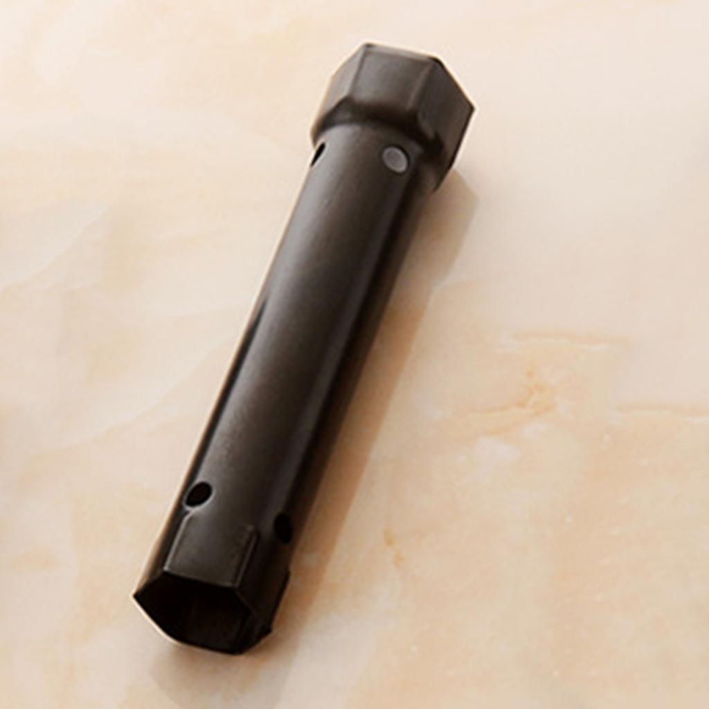 204mm Tubular Box Wrench M34-40 Dual Socket Wrench Carbon Steel Tool for Plumbing and Home Repairs Tap Tool Basin Wrench
