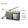 Tragbares Radio Robuste Konstruktion Benutzerfreundlich Kompaktes Design Kleines batteriebetriebenes wiederaufladbares FM/AM-Radio
