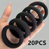 20Pcs High Elastic Hair Rope for Whoen Polychrome Bold Hair Band Thick Seamless Ponytail Rope Rubber Band Daily Hair Accessories