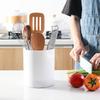 Household Kitchen Utensil Holder Cutlery Cooking Utensils Organizer Tableware Stand , White