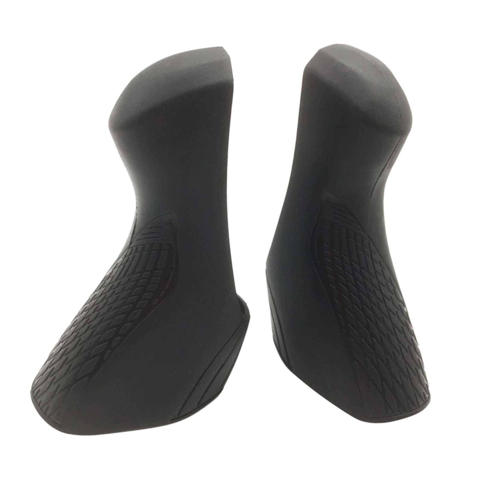 

2Pcs Hand Shifter Covers for St-r2000/R3000 Nonslip Portable Replacement Supplies Road Bike Brake Lever Hoods Handle Sleeves чорний
