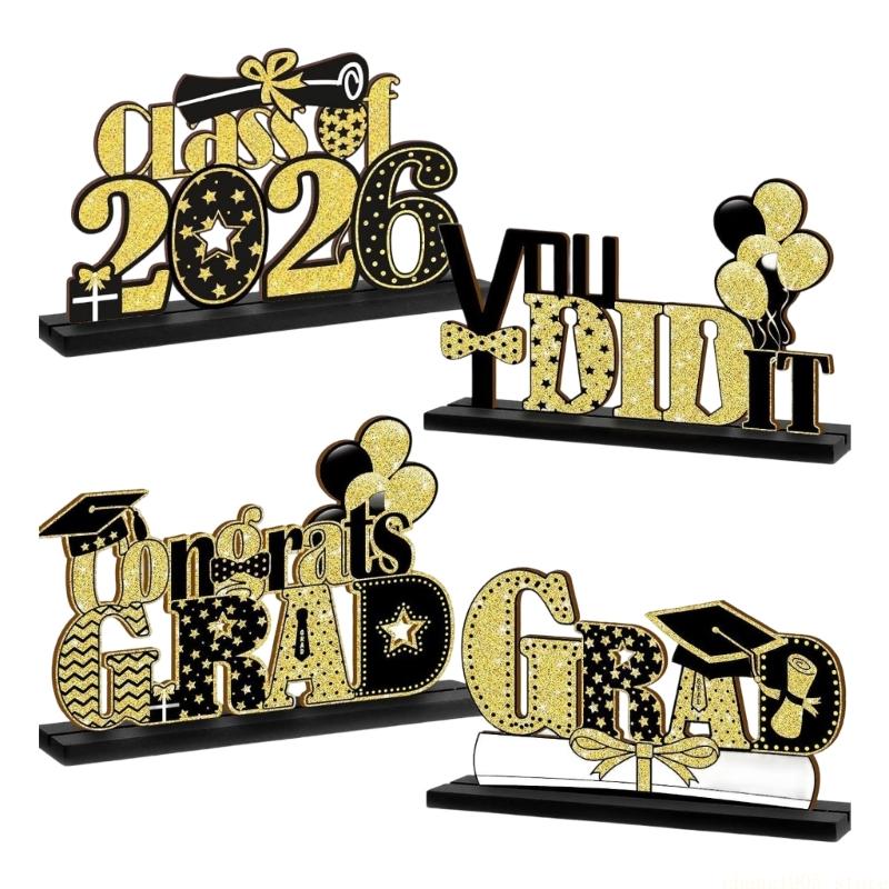 QX2E 2026 Graduate Sign 2026 Graduation Decorations Class of 2026 Table Centerpieces