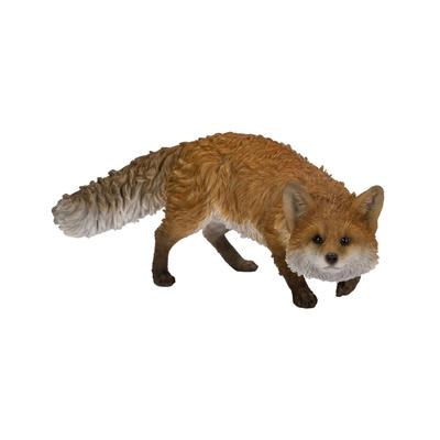 Woobia Renard en mouvement x 14 x cm Poupée Figurine Ornement Animal Décoration de jardin Renard H23176 (Petit) 27.5 12.5