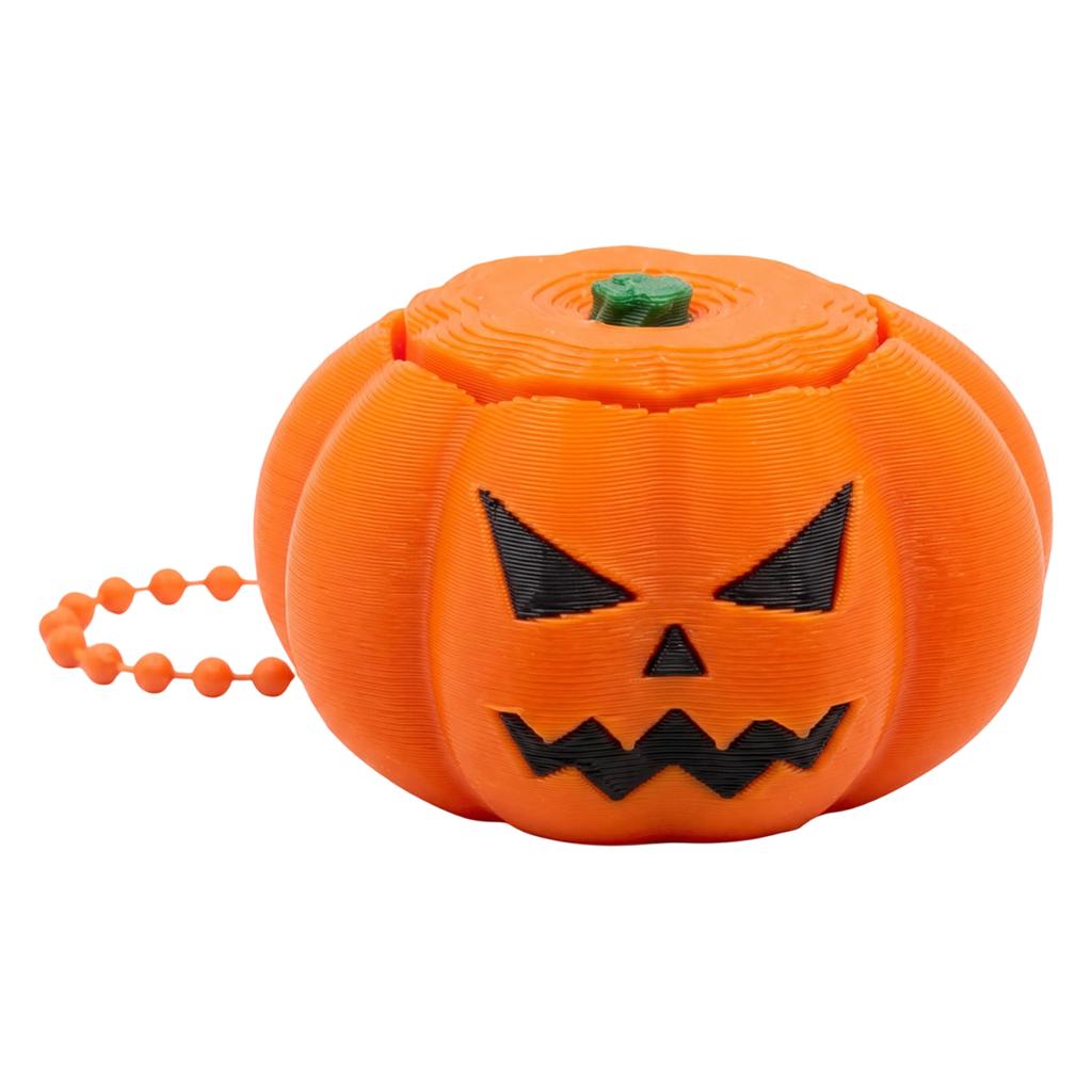 Halloween Pumpkin Stress Toy - Face Clicker Keychain Toy for Adults and Kids