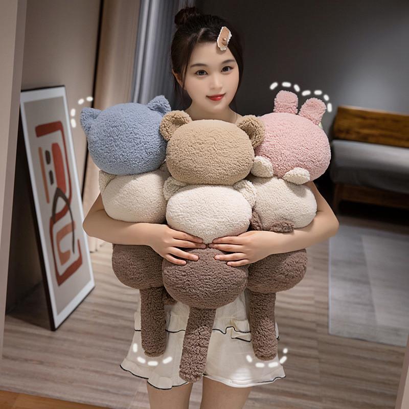 Body Soft Plush Pillow With Pp Filling For Comfortable Sleep Relaxation And