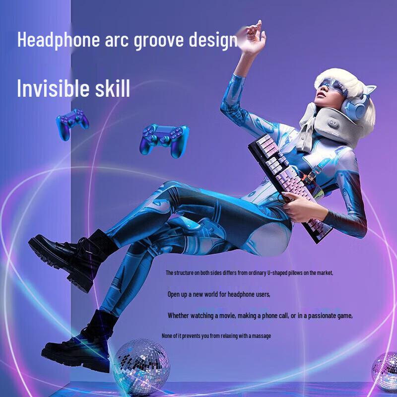 Hezheng Portable U-shaped Neck Massager Pillow