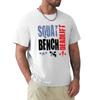 2024 Fashion Quality Squat Bench Deadlift T Shirt Weightlifting Body Building Tee Shirt Fitness Top Tee Order Cool T Shirts