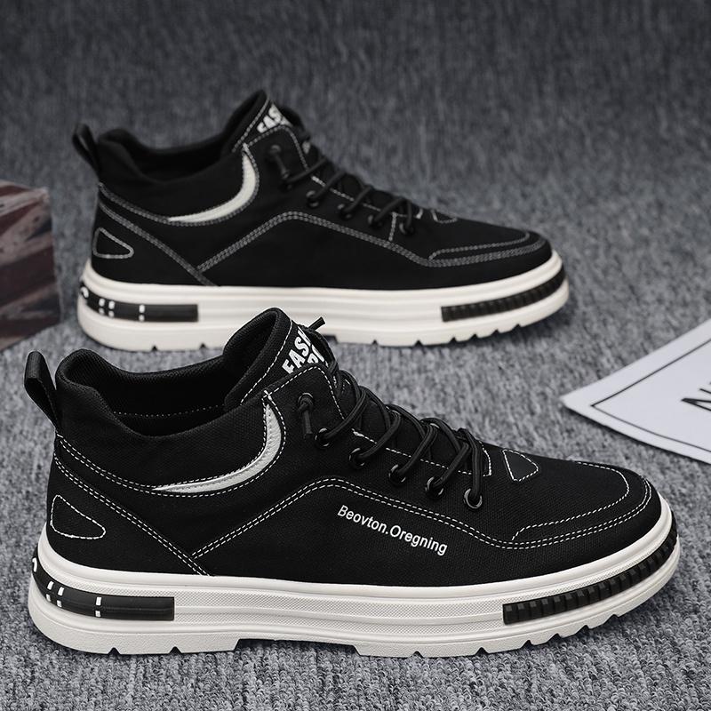 Spring Martin Boots High-top Little White Board Shoes New Summer Leisure Sports High-tide Shoes