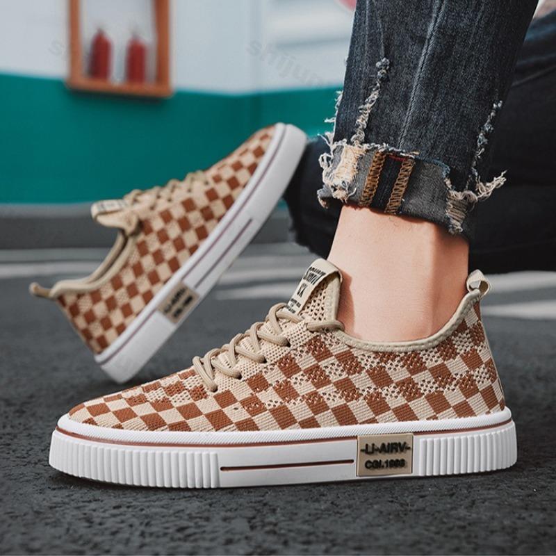 Mote Herre Fritid Sportssko Menn Mote 2025 Sommer Ny Casual Sneakers Student Casual Plattform Utendørs Vulkaniserte Løpesko