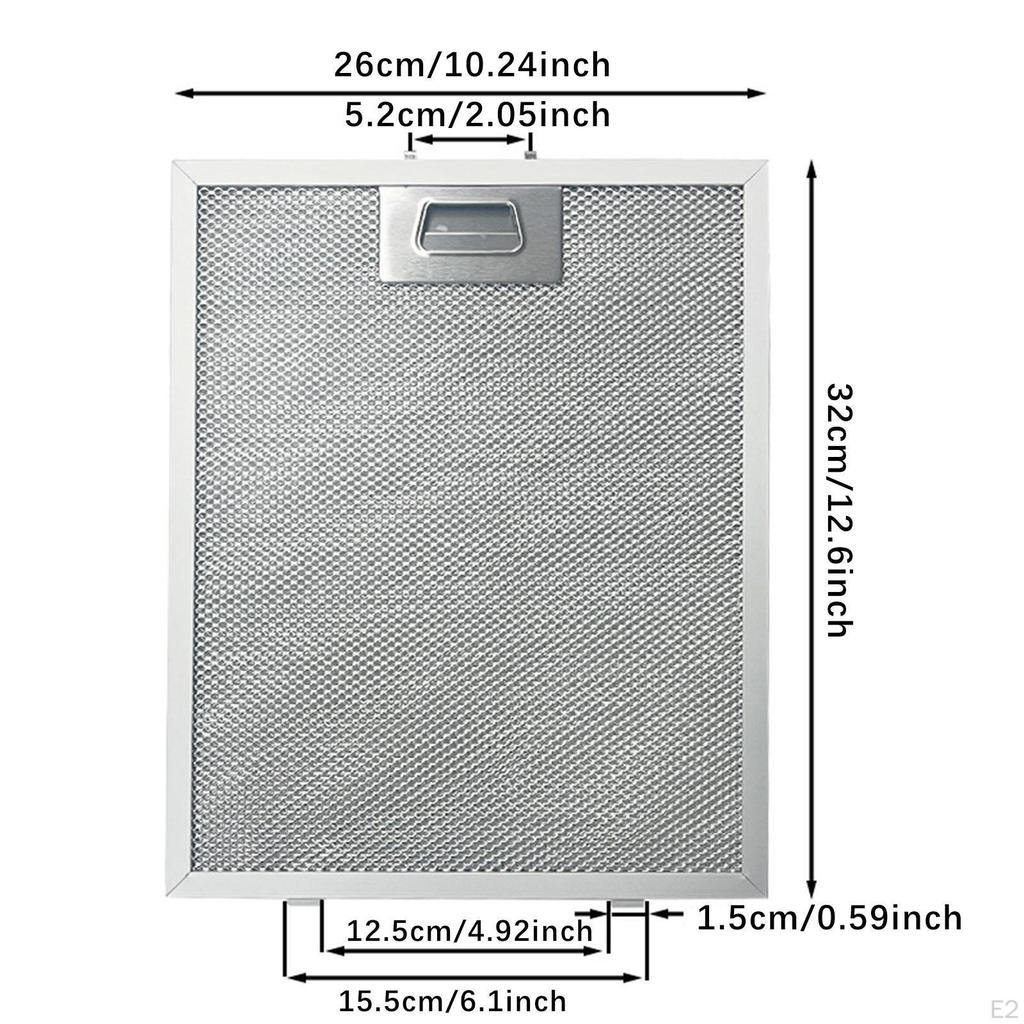 Range Filter Air Cleaner Easy Installation Oil Resistant Vent Accessories Kitchen for Home