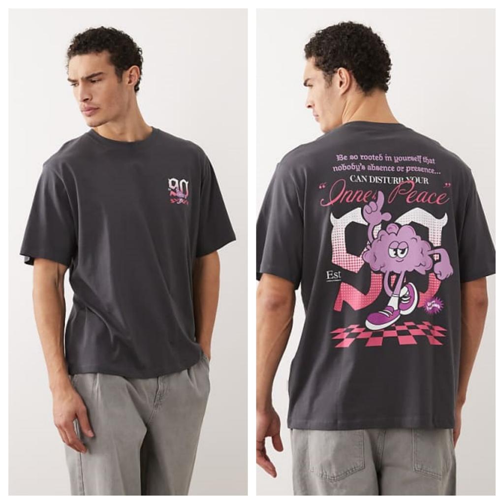 2026 Cartoon Print Highquality Luxury Tshirt With Printed Pure Cotton Are Suitable For Both Men And Women To Wear Daily