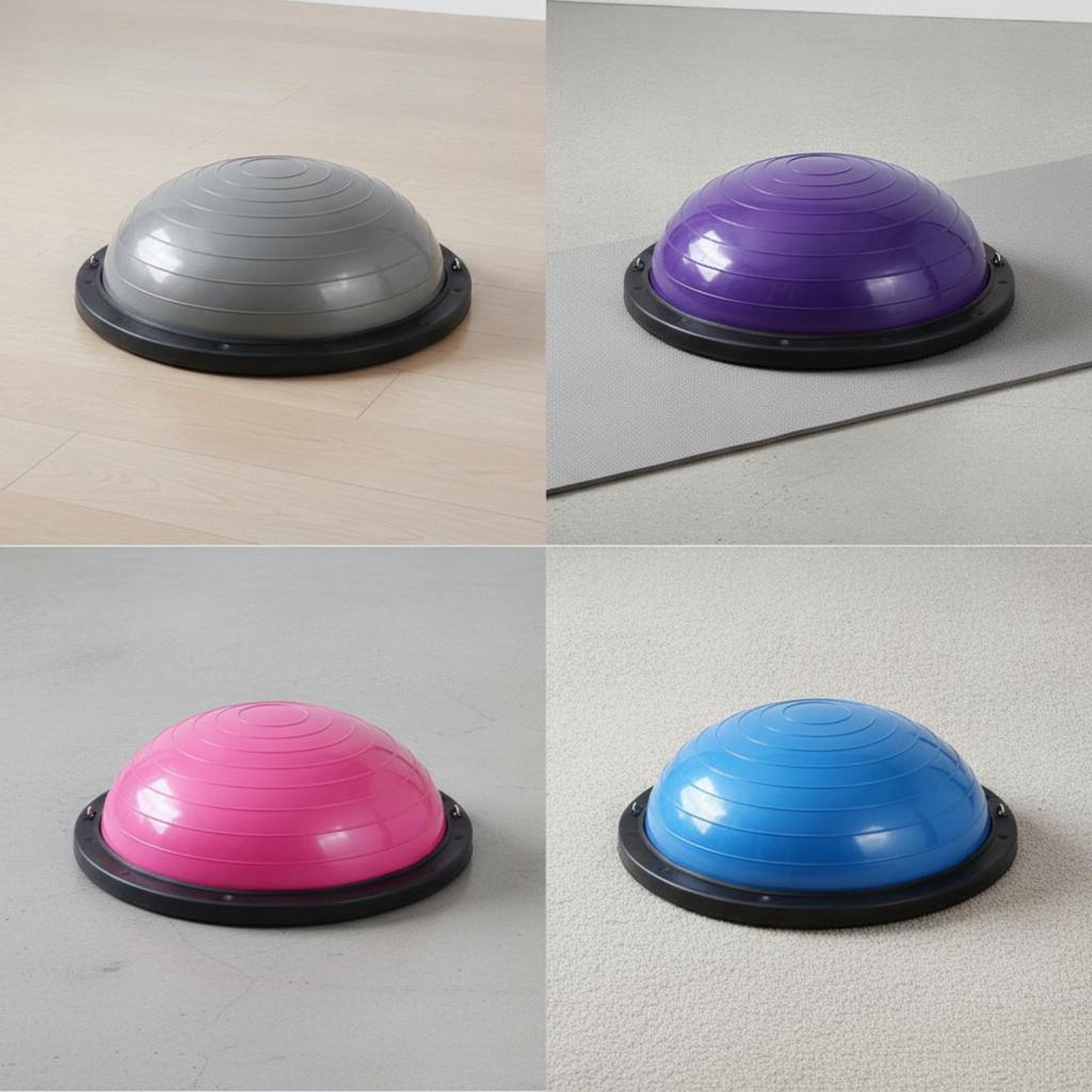 Inflatable Balance Dome with Pump Non-Slip for Pilates, Athletes