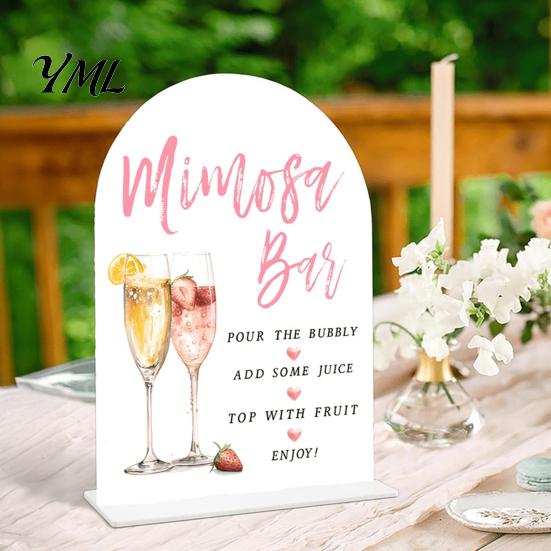 Clear Table Place Cards Arch Wedding Numbers, 1-10 with Stands, Acrylic Settings Signs for Receptions, Parties, Anniversaries, Events Banquet Displays