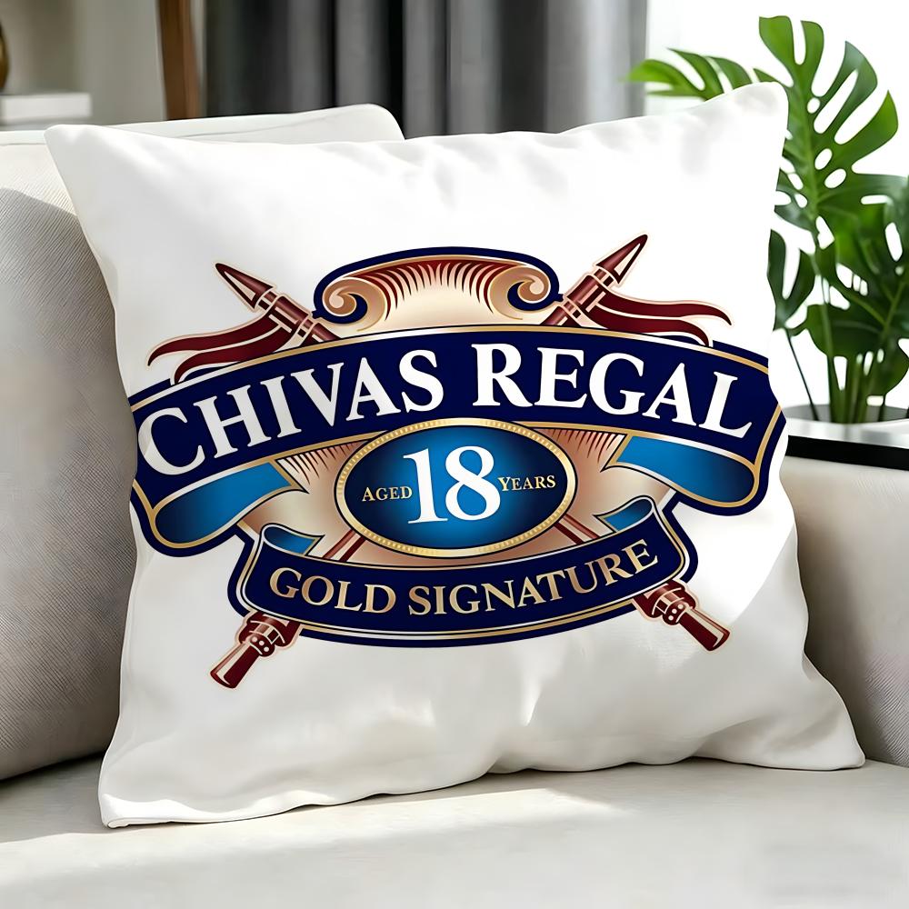 alcohol Chivas Regal Cushion Cover Cushion Cover Set Pcs x x x Pillowcase Decorative Sofa Home Decor