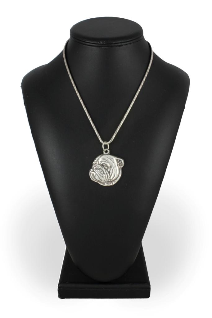 Bulldog, English Bulldog, British Bulldog III - Dog Necklace, Unique Jewellery for the Dog Fan, Unique Adder Pendant by Art-Dog Brand