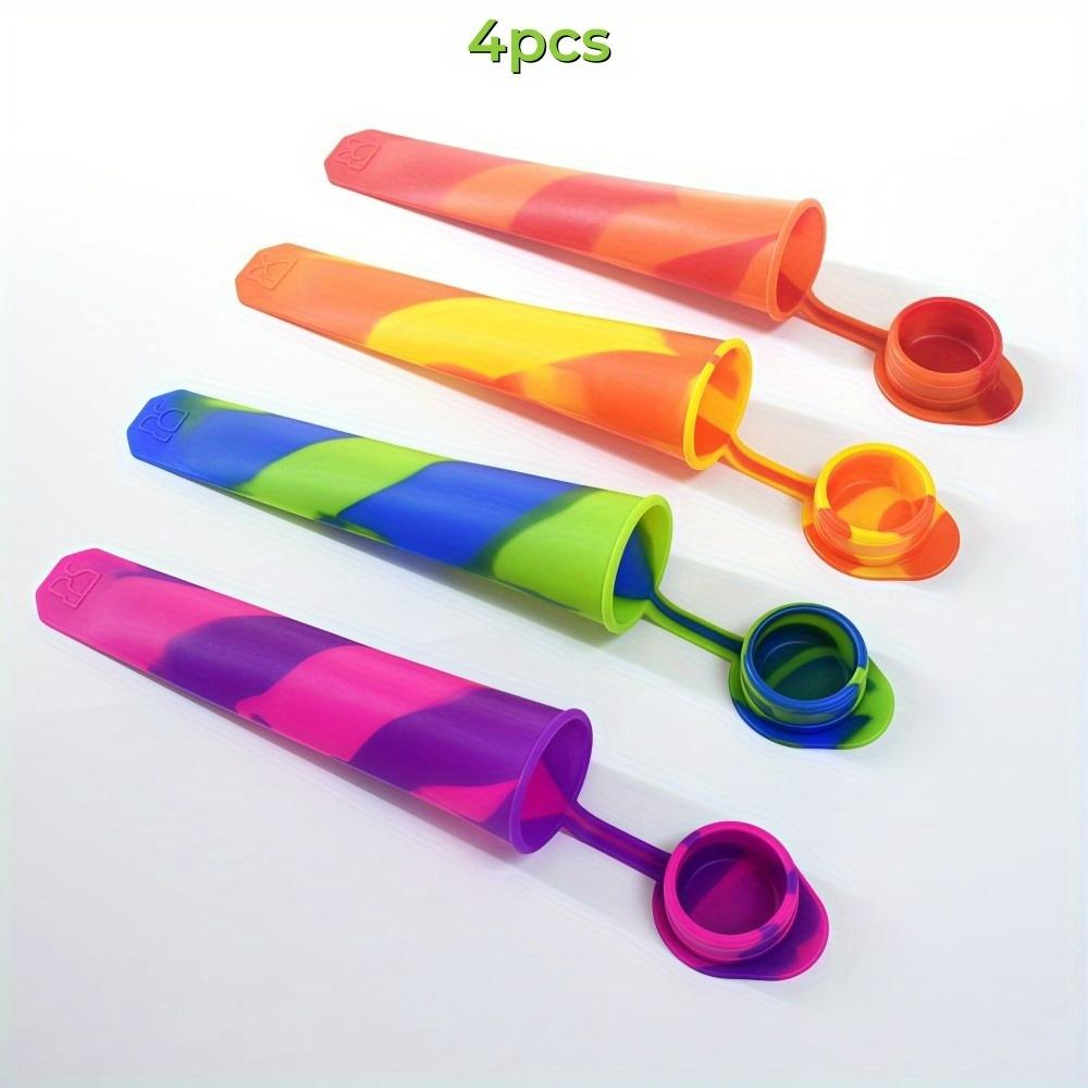 4pcs/8pcs Silicone Popsicle Molds, Reusable and Easily Detachable Popsicle Molds, Yogurt Bars, and Jelly, Kitchen Tools and Accessories