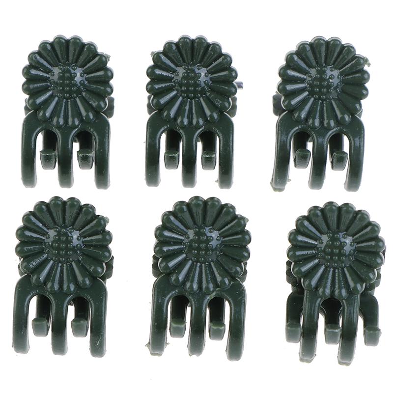 50Pcs Plant Fix Clips Orchid Stem Vine Support Flowers Tied Branch Clamping