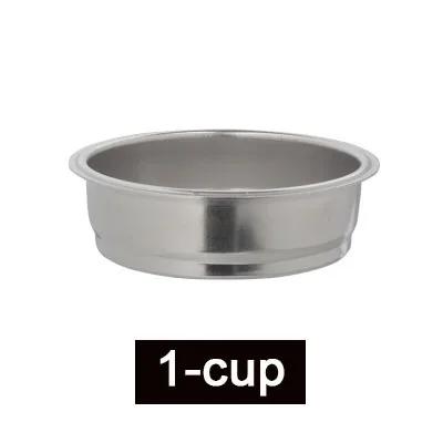 

EXSX 51mm 1/2 Cups Stainless Steel Replacement Filter Basket for Coffee Bottomless Portafilter Delonghi Espresso Machine Parts