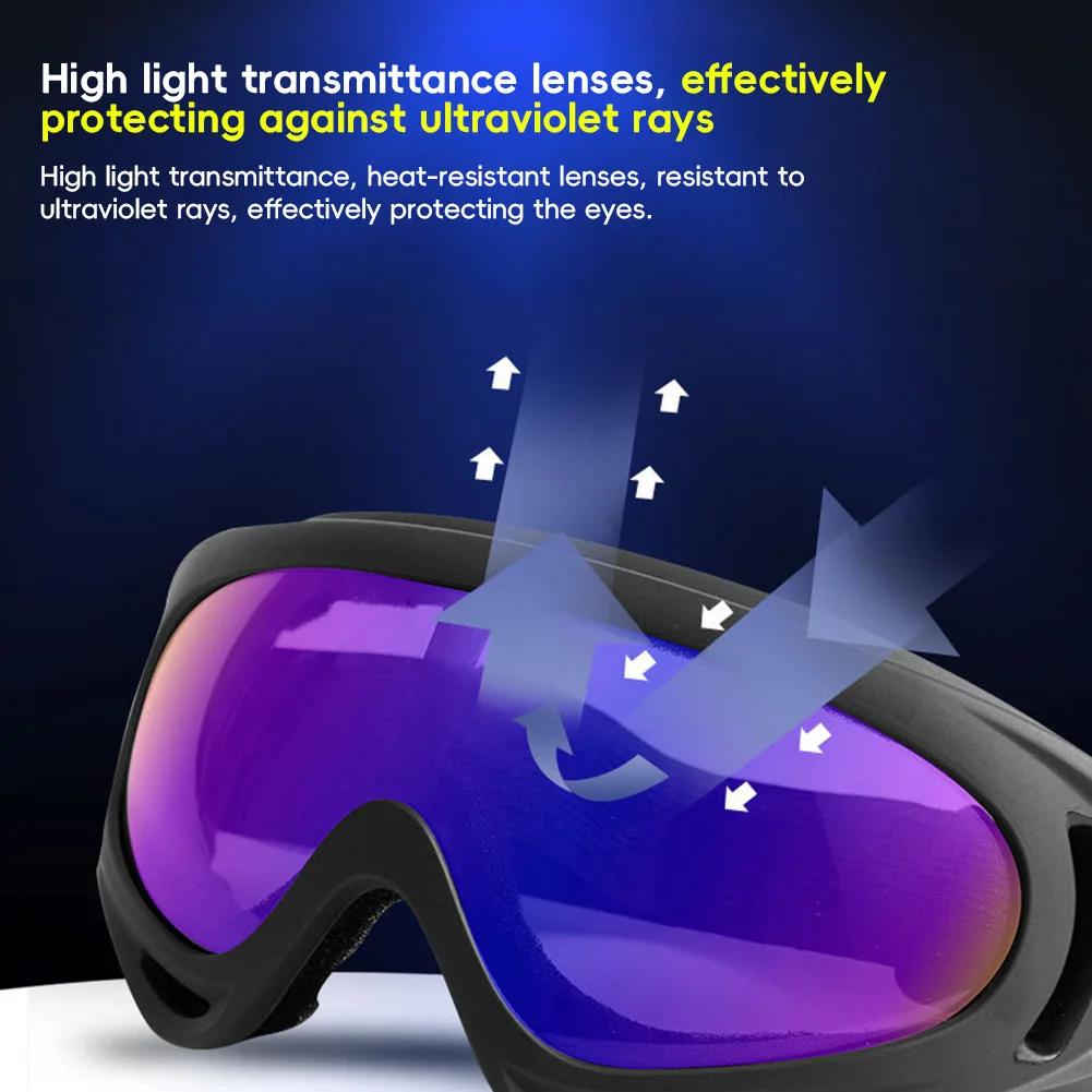 Lyžařské snowboardové brýle Horská lyžařská oční optika Sněžný skútr Zimní sporty Gogle Sněhové brýle Cyklistické sluneční brýle Pánská maska proti slunci