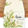 Spring Watercolor Flower Table Runner - Indoor/Outdoor Dining & Home Decor