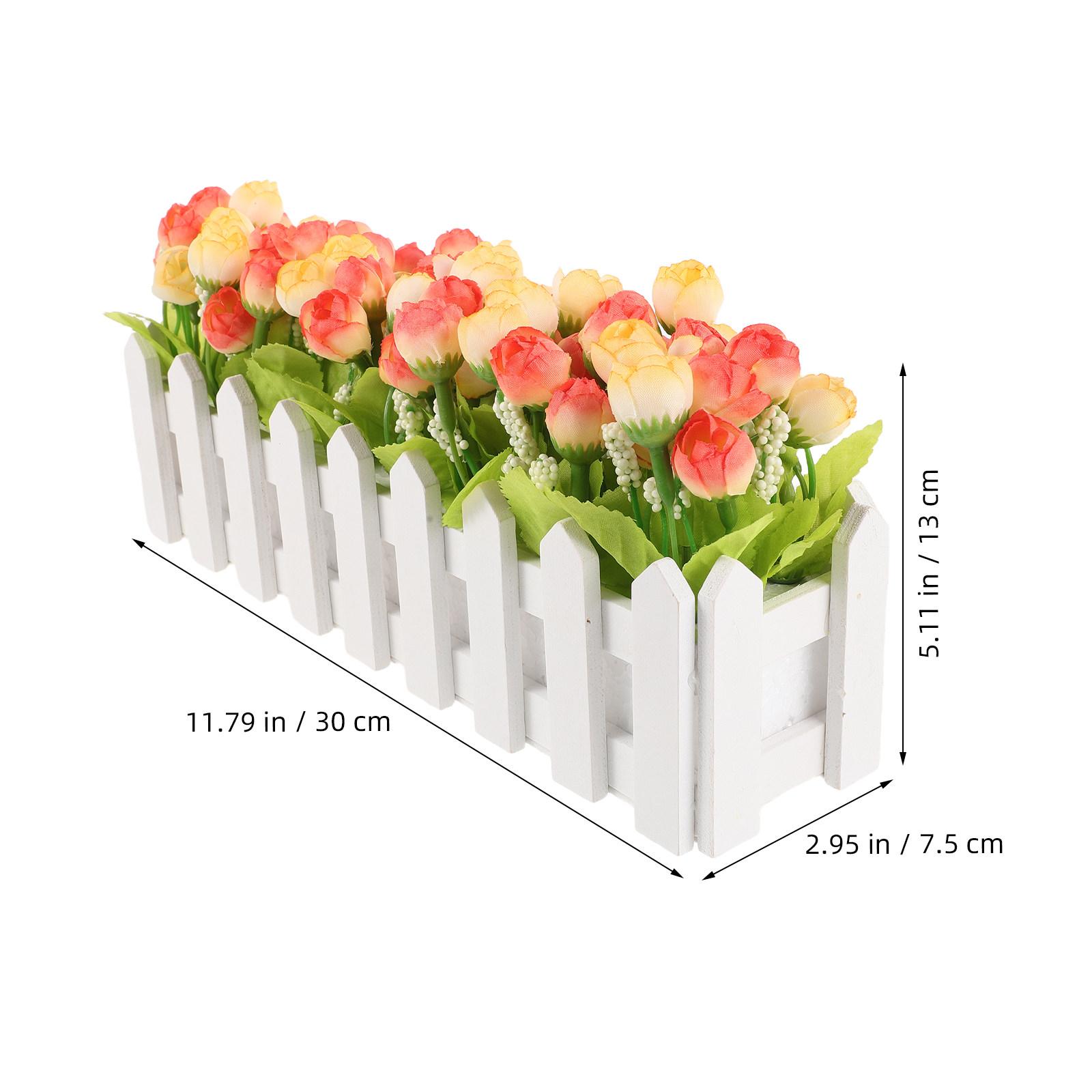 

Artificial Flower Bud Potted Plant Decorative Greenery for Home Office Desktop Natural Simulation Floral Decor оранжевый