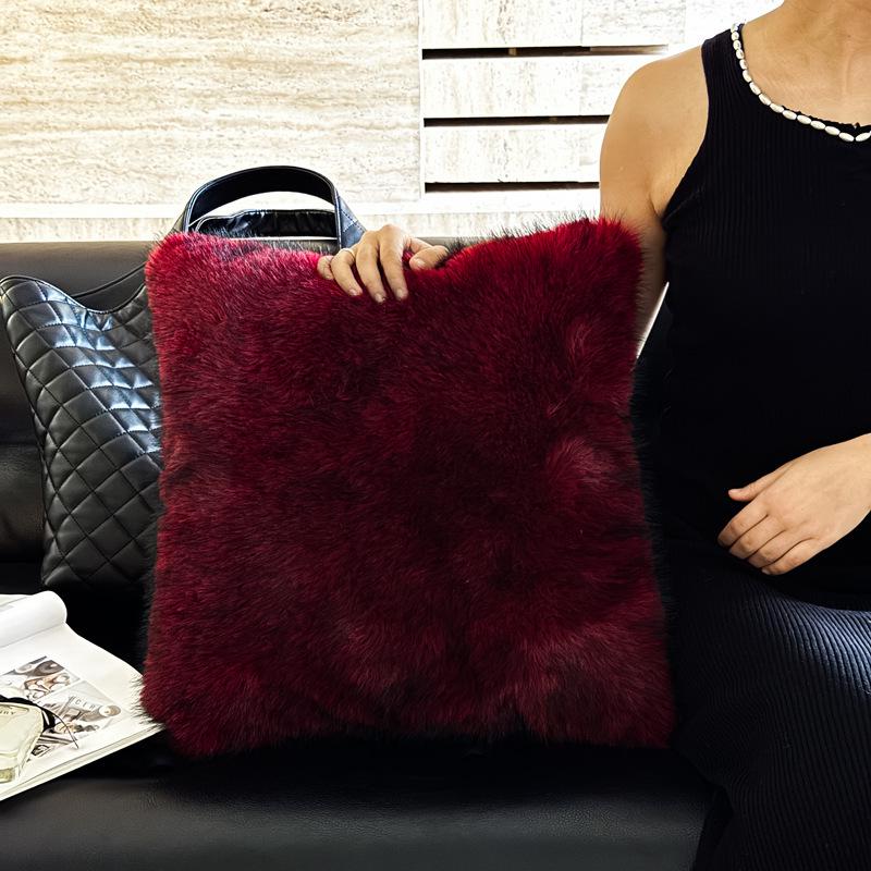 Luxury Faux Fox Fur Blanket: Thick, Warm Raschel Cover for Autumn/Winter, Perfect for Sofa or Air Conditioning Use.