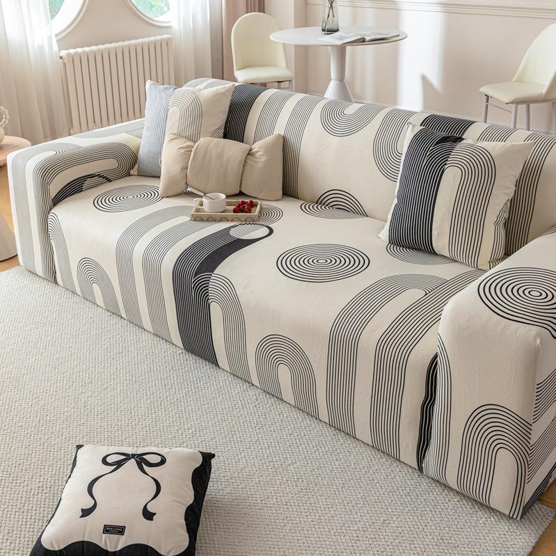 All-in-One Allzweck-Sofabezug Ganzjahres-Universal Anti-Kratzer-Katze Gerade Reihe Dreisitzer Ledersofa-Bezug Bezugsstoff