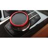 18-22 Middle Console Multimedia Button Switch Red Aluminum For BMW 5 Series G30