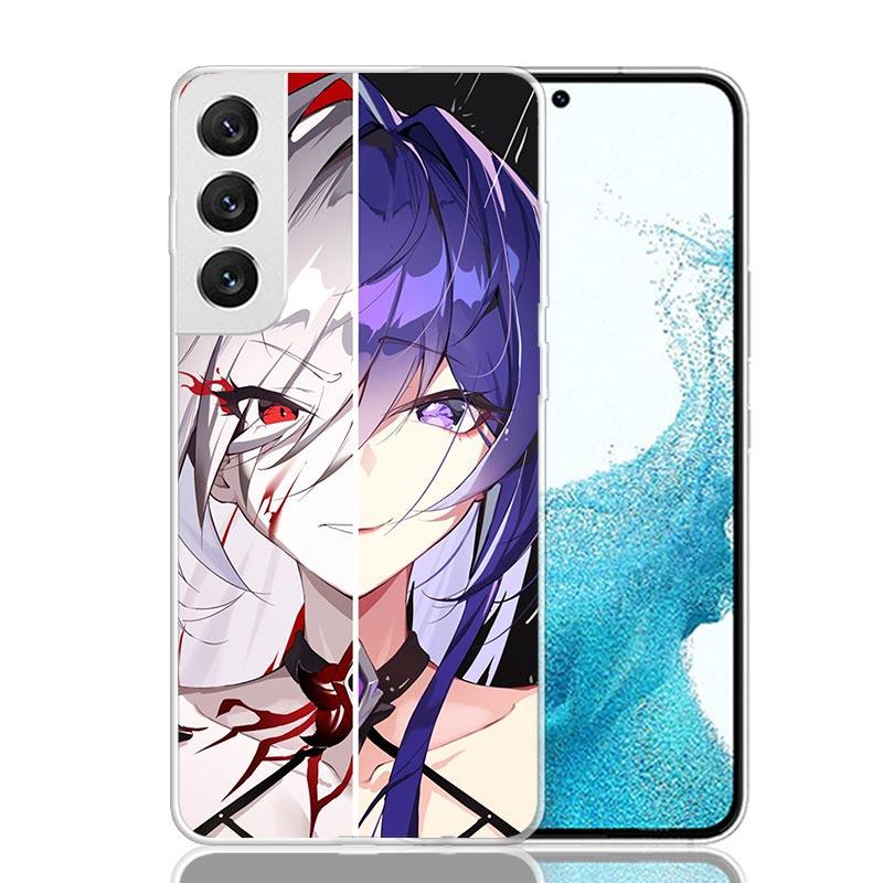 Honkai Star Rail Acheron Phone Case For Samsung Galaxy S26 Ultra S23 S24 S25 Edge S20 FE S21 S22 Plus Soft Print Shell Cover Fun