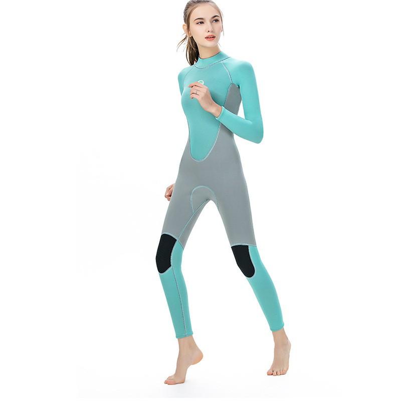 SLINX Womens 3mm Full Wetsuit Scuba Diving Snorkeling Swimming Thermal Protection Long Sleeve UV Resistant