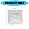 Luxurious Fabric Wedding Rings Pillow With Lace And Pearls Decoration Rings Cushion For Wedding Ceremony Decoration