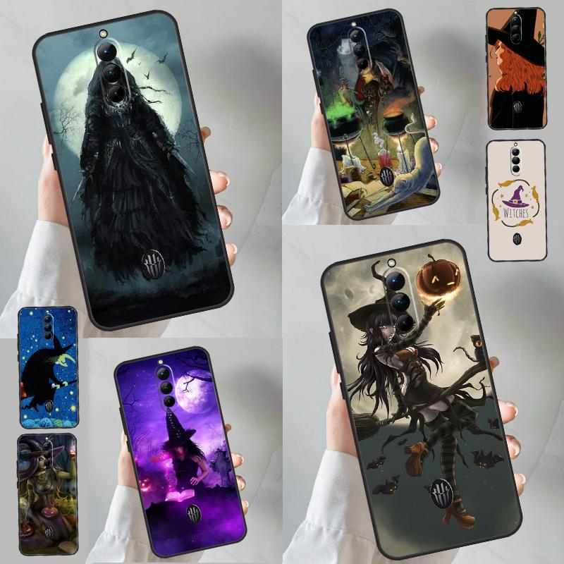 Halloween Wicked Witch Case For ZTE Nubia Red Magic 5G 5S 6 7 Pro 6R 6S 7S Pro Red Magic 8 Pro Phone Back Cover