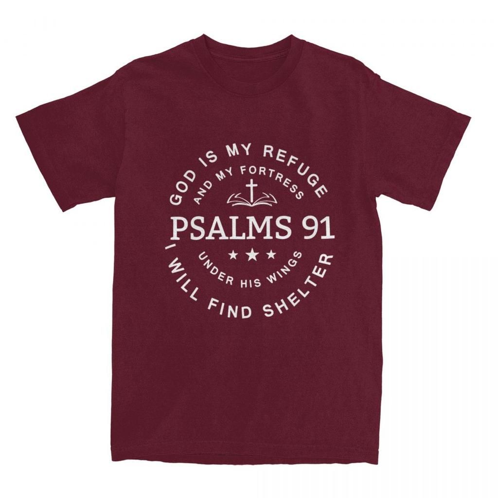 Bible Gateway Psalm 91 Herren Damen T-Shirts Christus Accessoires Mode T-Shirt 100% Baumwolle Grafik