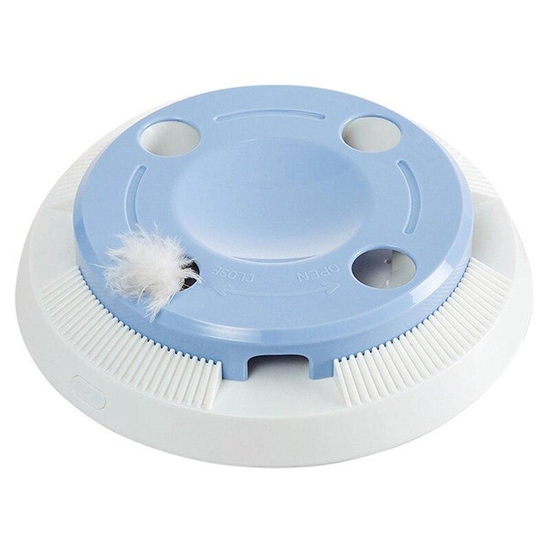 Toy Electric Toy Smart Irritating Cat Stick Crazy Spinning Game Rotating Cat Grab Gramophone Toy for Cat | Cat Toys