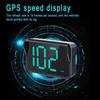 XMSJ Universal HUD Digital Speedometer GPS Head Up Display Digital  Plug and Play for All Car Plug and Play With Suction Cup