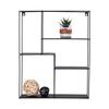 444255 House Nordic Shelf Mons Steel Black