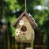 American Country-Style Birdhouse, Outdoor Decor, Garden Statue, Yard Ornament, Pet, Gardening, Landscaping, Resin