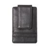 Men'S Genuine Leather Card Bag, First Layer Cowhide Multi-Card Holder, Can Be Used As Rfid Magnet Suction Buckle, Dollar Clip