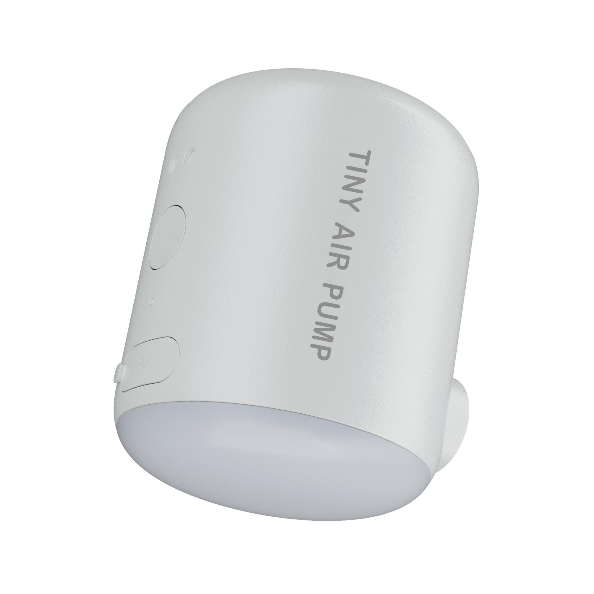 

Электрический воздушный насос высокого давления 4000 Па, перезаряжаемый через USB надуватель/сдуватель со светодиодным фонарем для кемпинга для уличных матрасов, кроватей, палаток белый