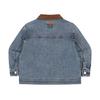 Kangol Corduroy Collar Denim Jacket Blue Sc 0101